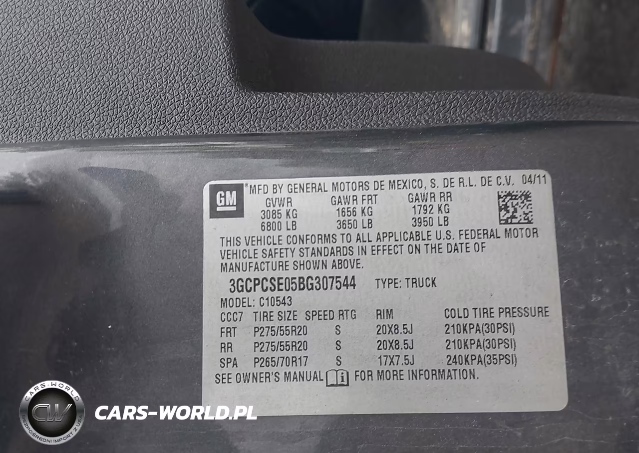 2011 Chevrolet Silverado 1500 Lt VIN:3GCPCSE05BG307544 - 9