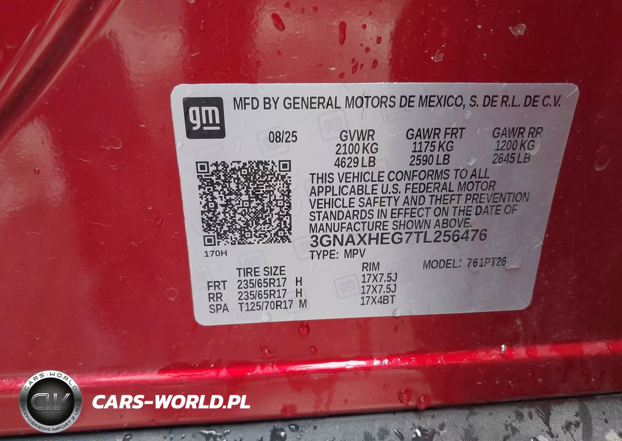 2026 Chevrolet Equinox Fwd Lt VIN:3GNAXHEG7TL256476 - 9
