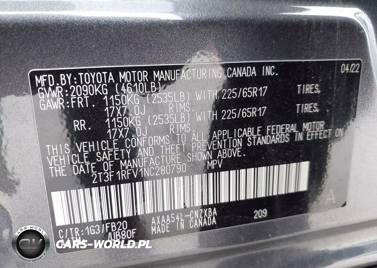 2022 Toyota Rav4 Le VIN:2T3F1RFV1NC280790 - 9