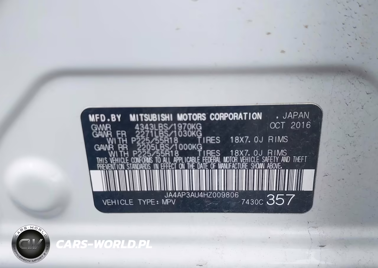 2017 Mitsubishi Outlander Sport 2.0 Le VIN:JA4AP3AU4HZ009806 - 9