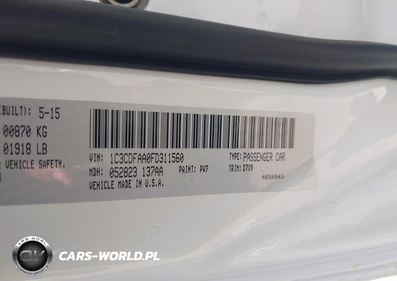 2015 Dodge Dart Se VIN:1C3CDFAA0FD311560 - 9