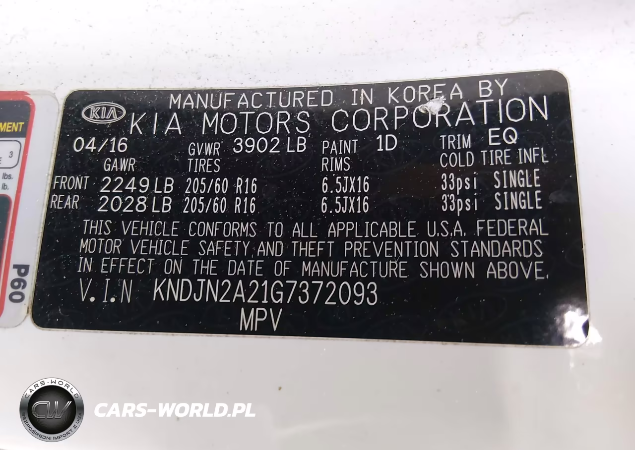 2016 Kia Soul ! VIN:KNDJN2A21G7372093 - 9