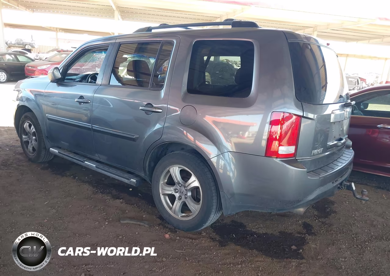 2012 Honda Pilot Ex-L VIN:5FNYF4H55CB022672 - 3