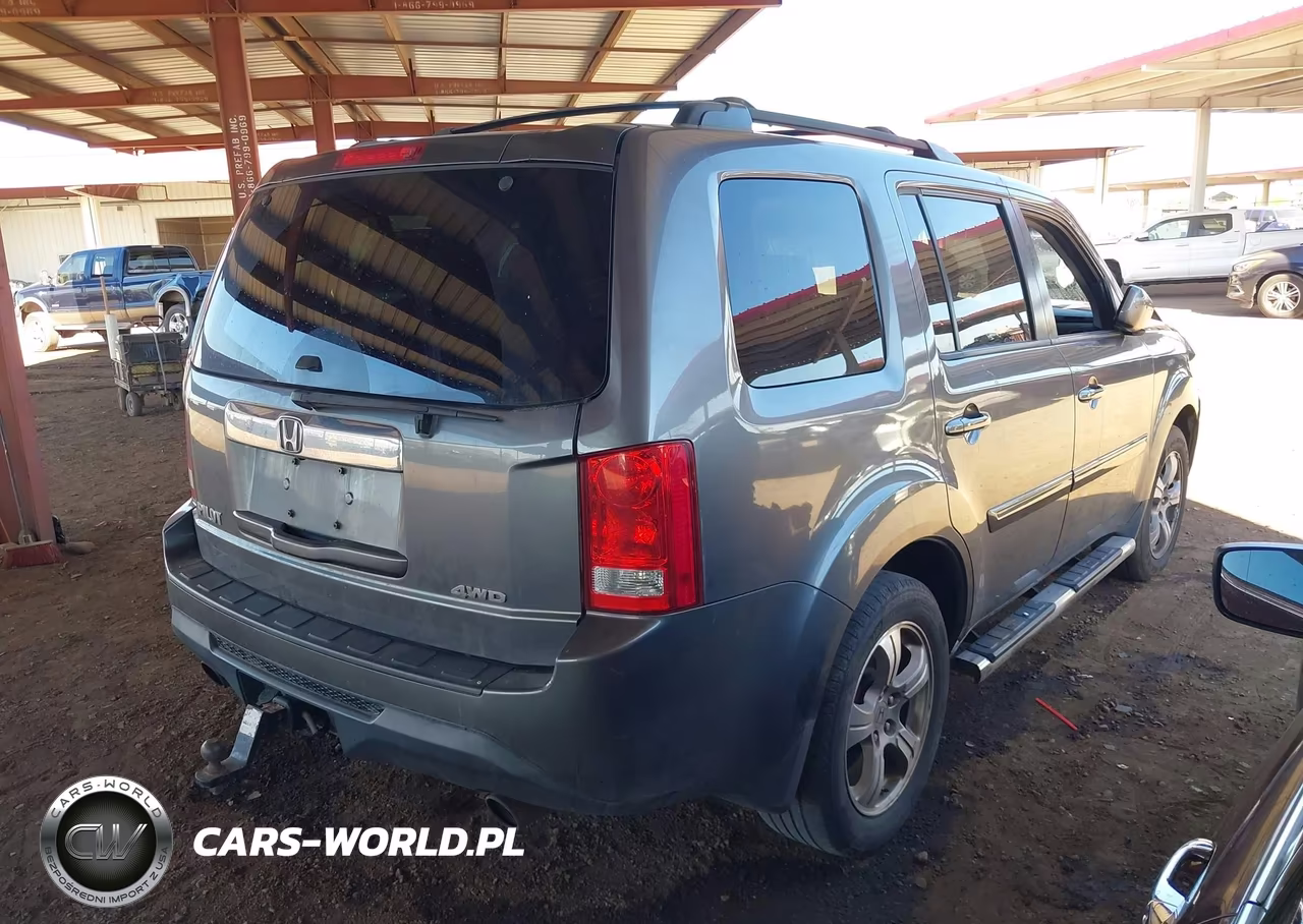 2012 Honda Pilot Ex-L VIN:5FNYF4H55CB022672 - 4