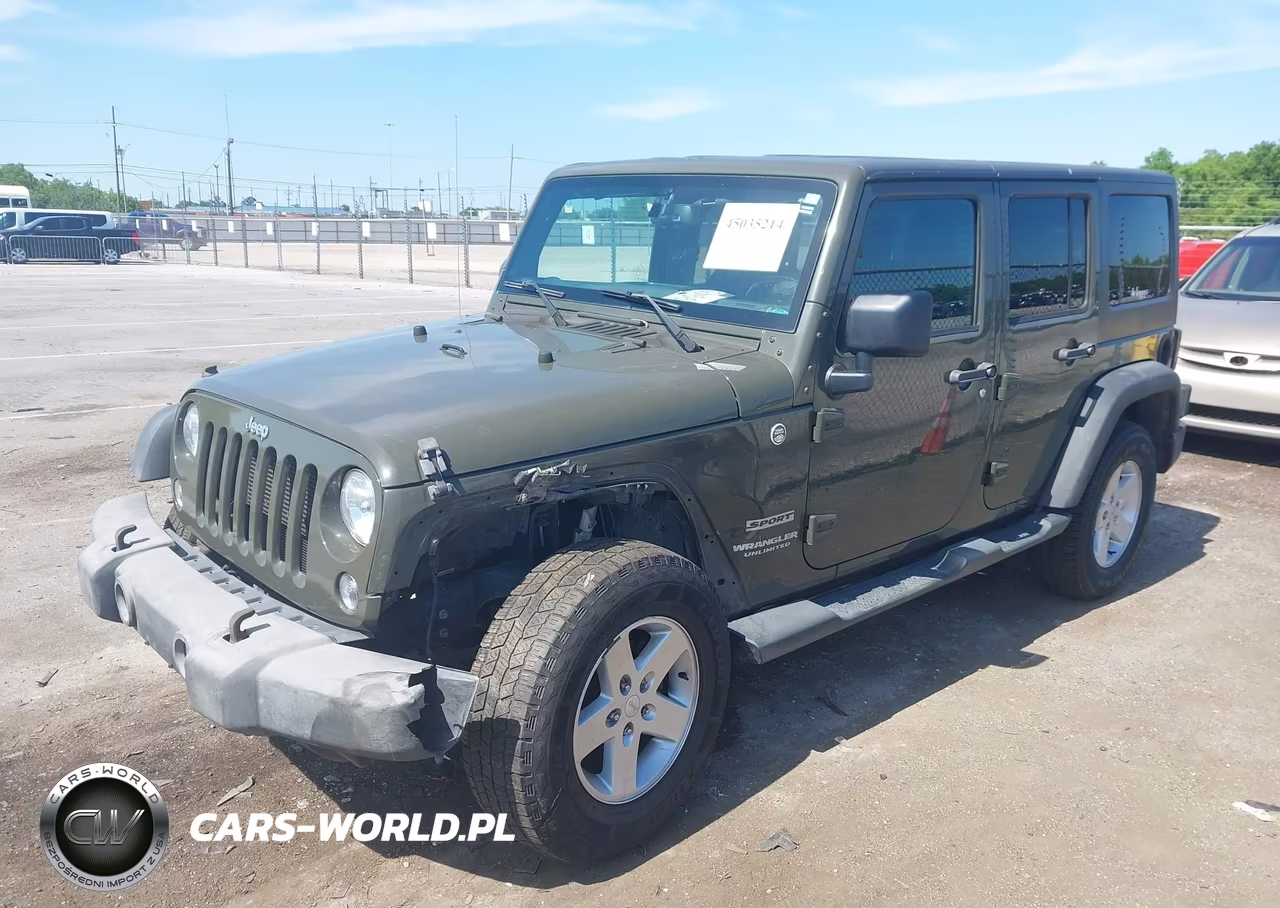 2015 Jeep Wrangler Unlimited Sport VIN:1C4BJWDG1FL762017 - 2