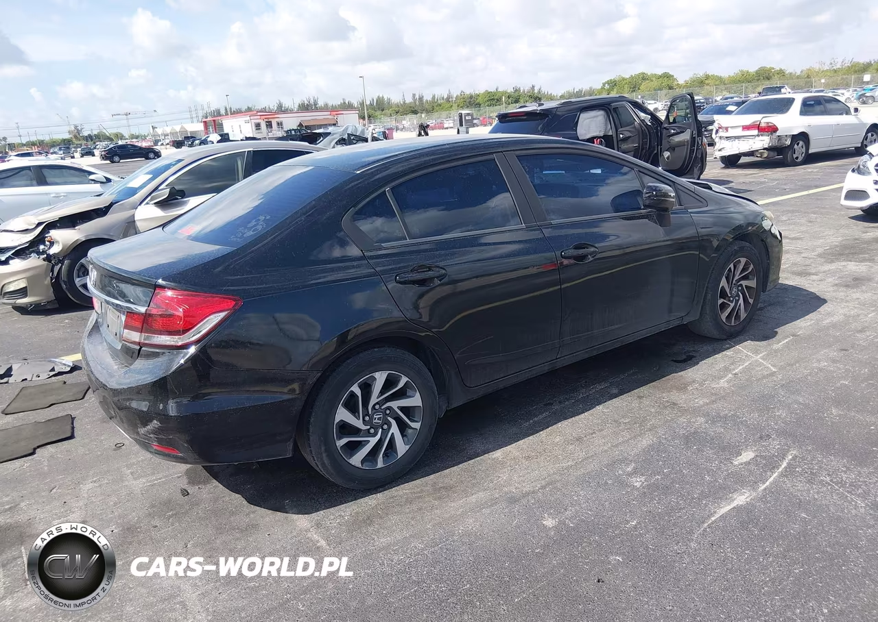 2015 Honda Civic Lx VIN:19XFB2F55FE235612 - 4