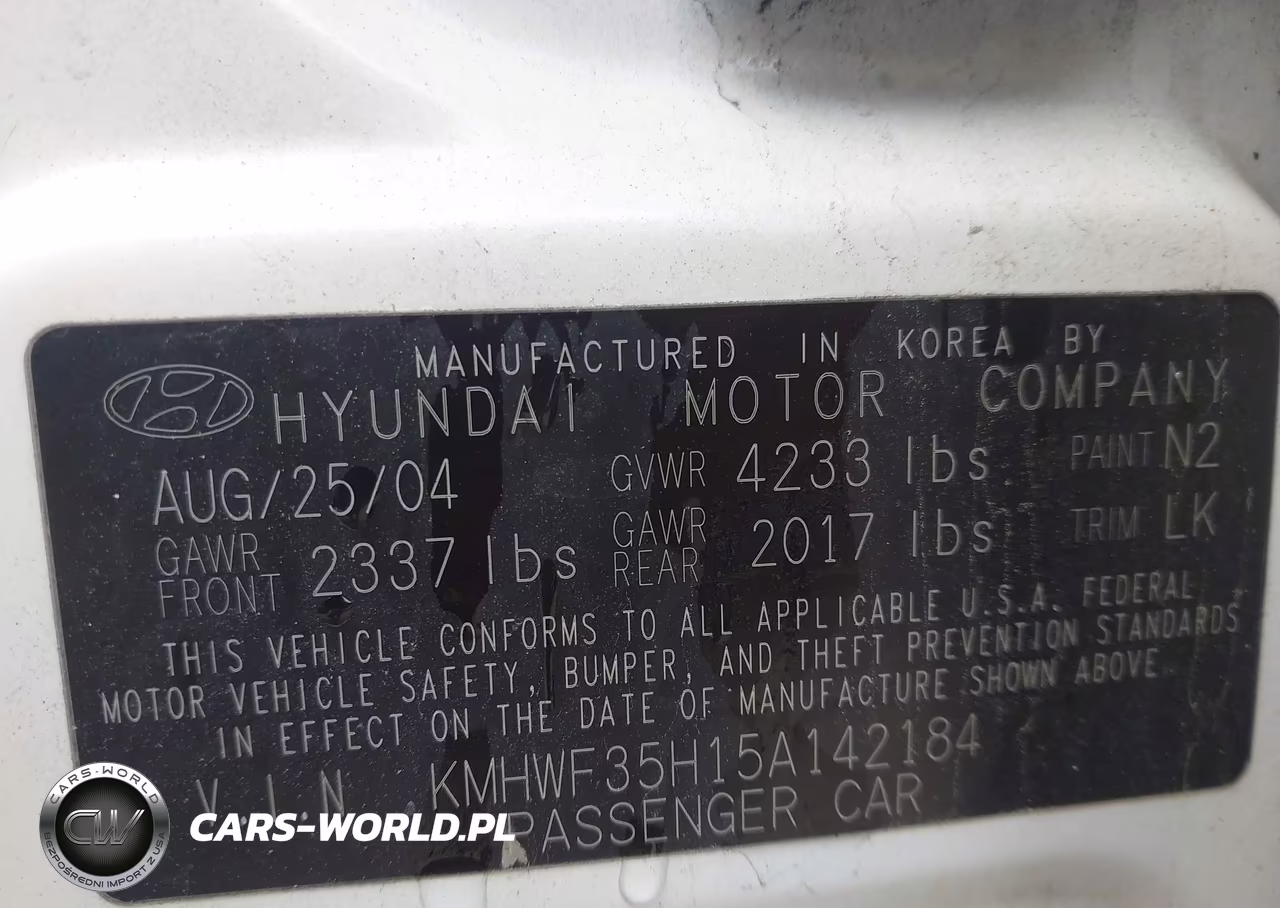 2005 Hyundai Sonata Gls-Lx VIN:KMHWF35H15A142184 - 9