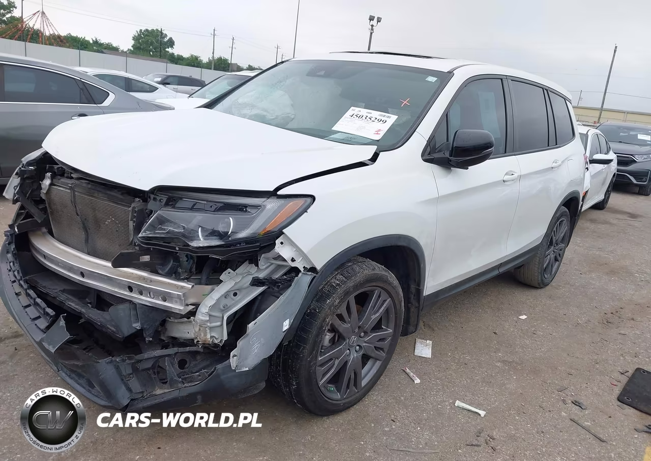 2021 Honda Passport 2Wd Ex-L VIN:5FNYF7H59MB014139 - 2