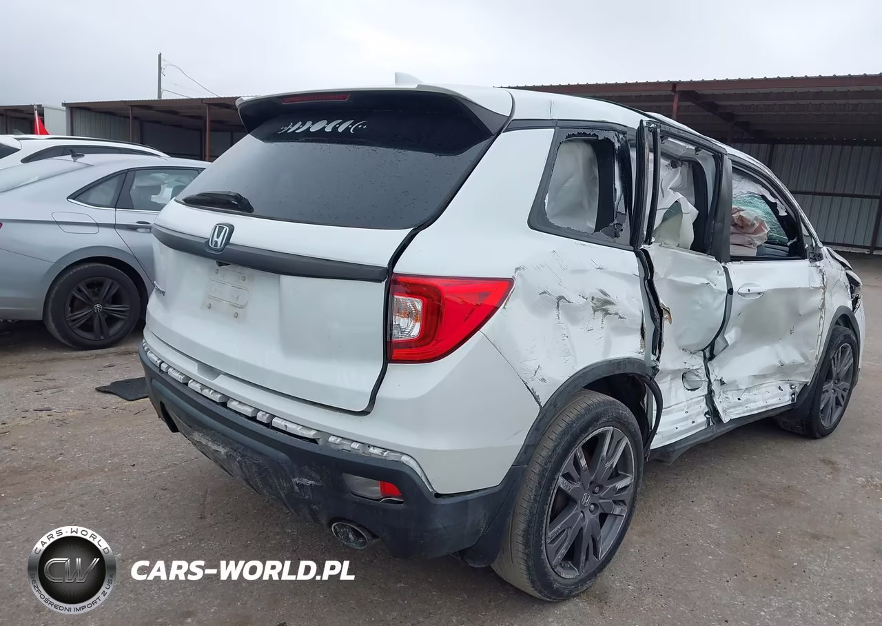 2021 Honda Passport 2Wd Ex-L VIN:5FNYF7H59MB014139 - 4