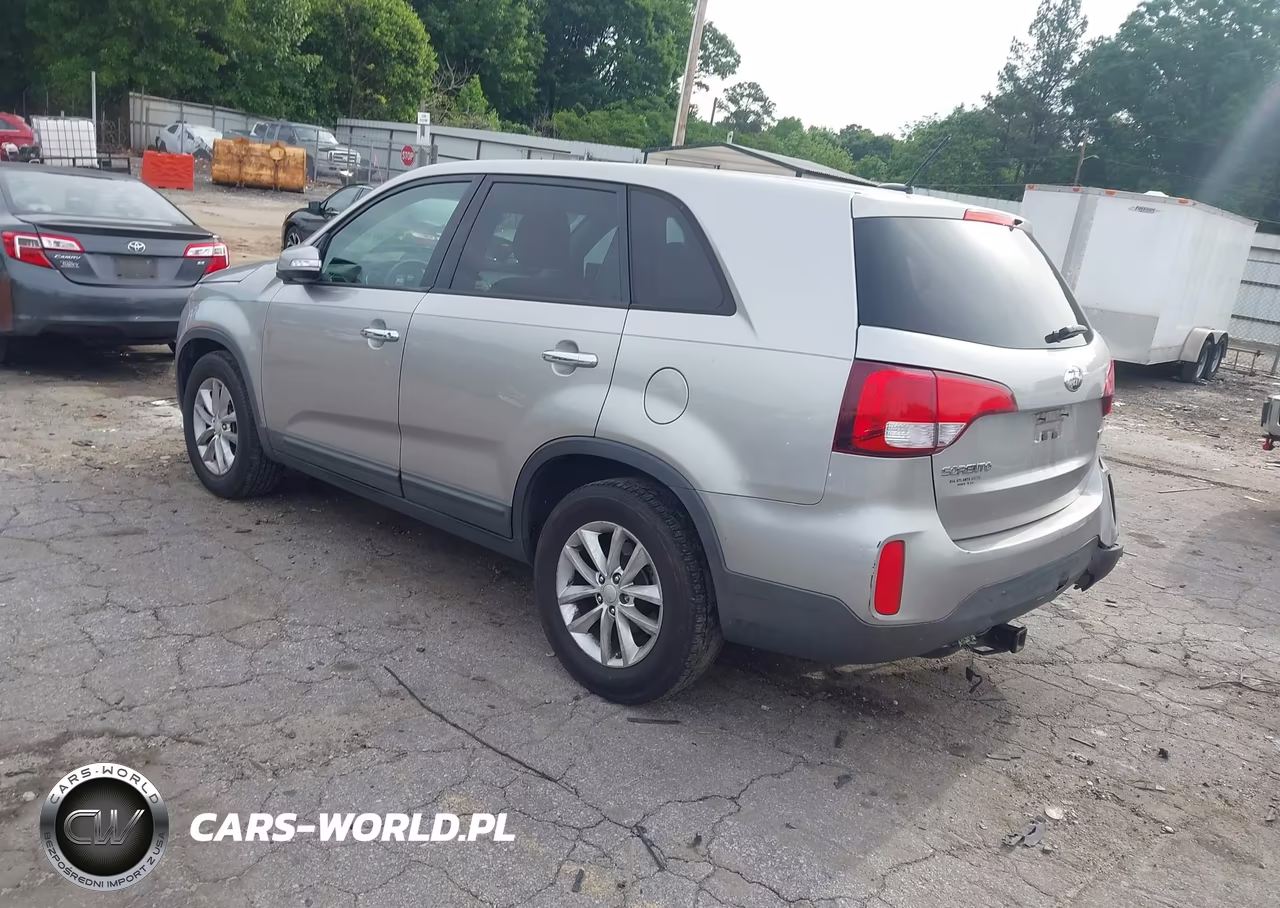 2014 Kia Sorento Lx VIN:5XYKT3A62EG537314 - 3