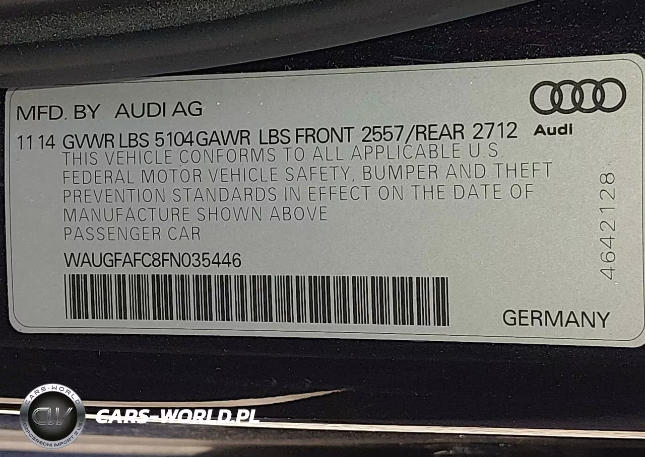 2015 Audi A6 2.0T Premium VIN:WAUGFAFC8FN035446 - 9