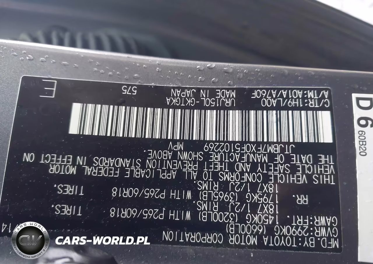 2015 Lexus Gx 460 VIN:JTJBM7FX0F5102269 - 9