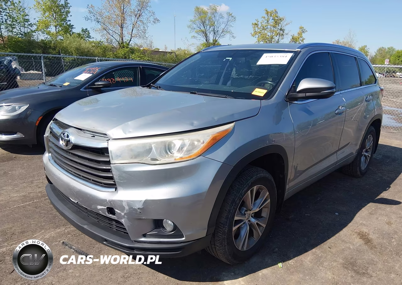2014 Toyota Highlander Xle V6 VIN:5TDJKRFH9ES012667 - 2