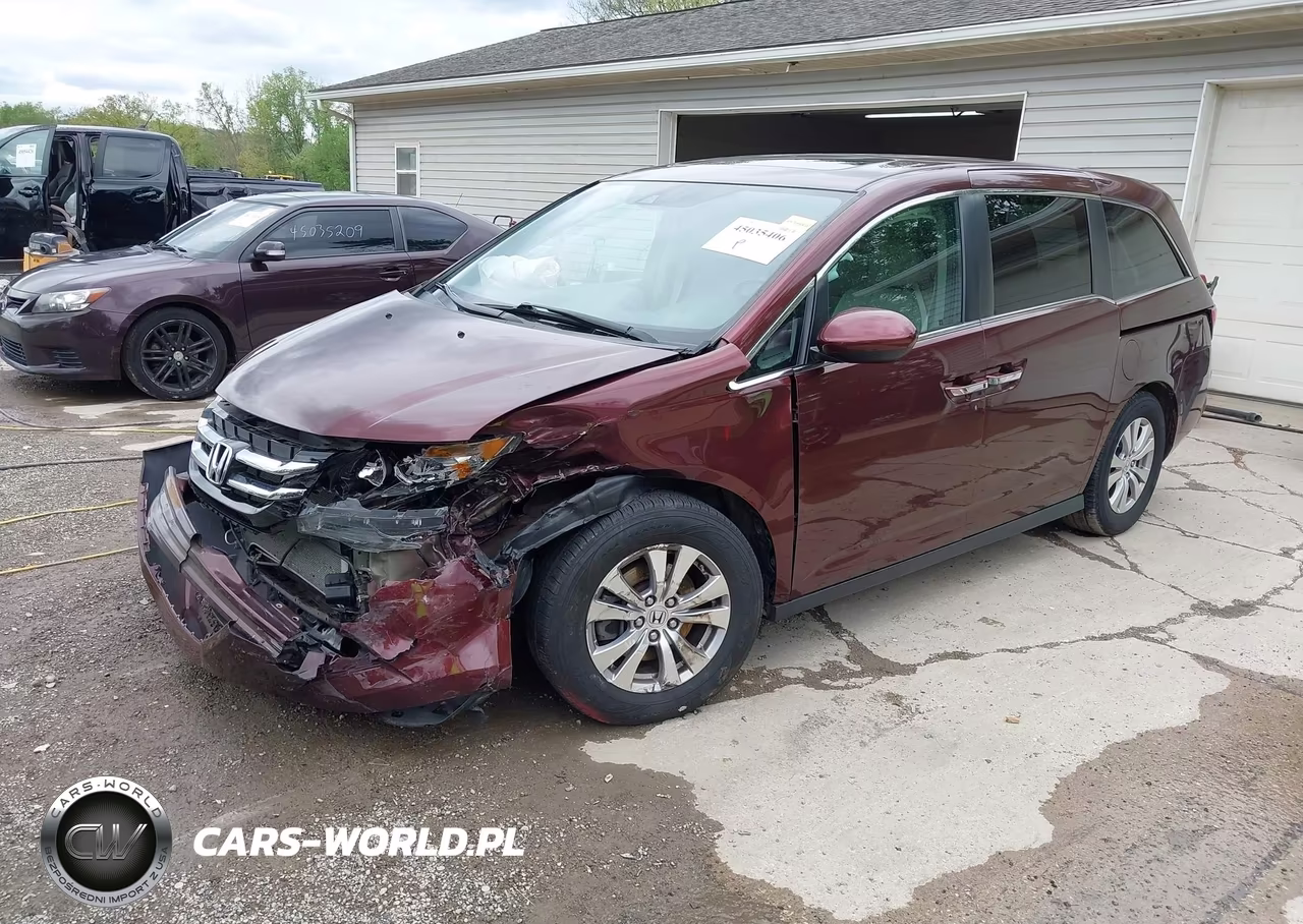 2017 Honda Odyssey Ex-L VIN:5FNRL5H65HB015014 - 2