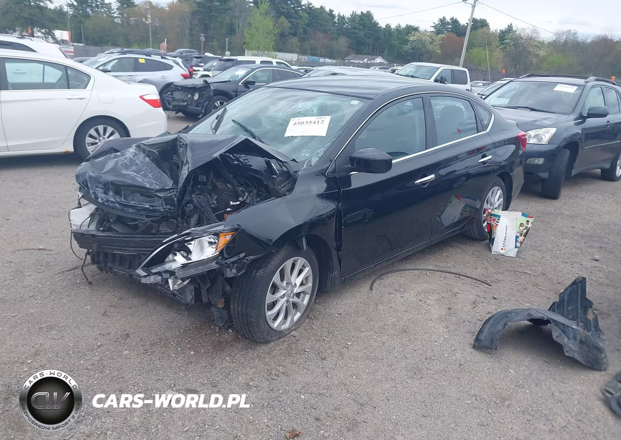 2019 Nissan Sentra Sv VIN:3N1AB7APXKY254605 - 2