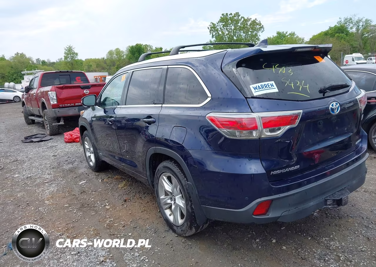 2016 Toyota Highlander Hybrid Limited Platinum V6 VIN:5TDDCRFH3GS020003 - 3