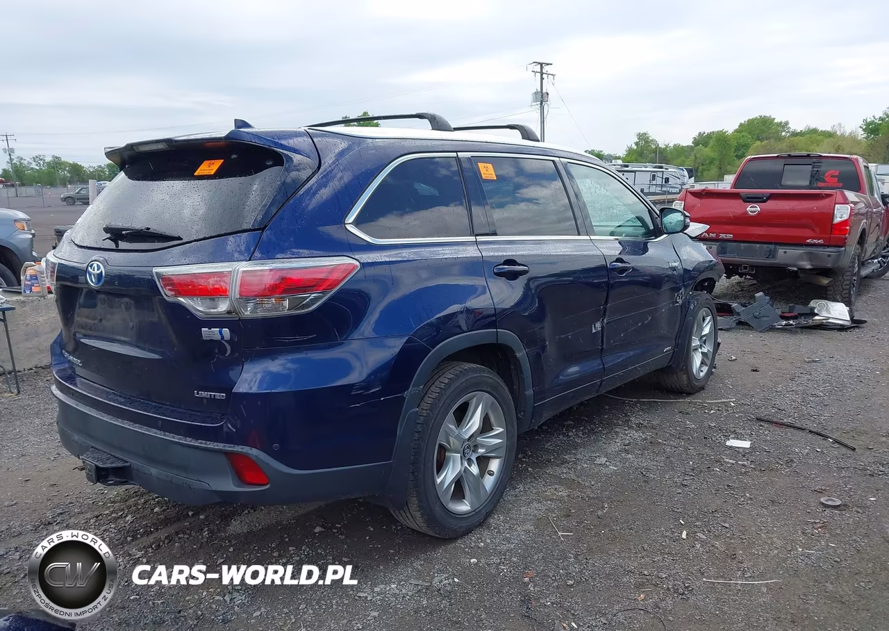 2016 Toyota Highlander Hybrid Limited Platinum V6 VIN:5TDDCRFH3GS020003 - 4