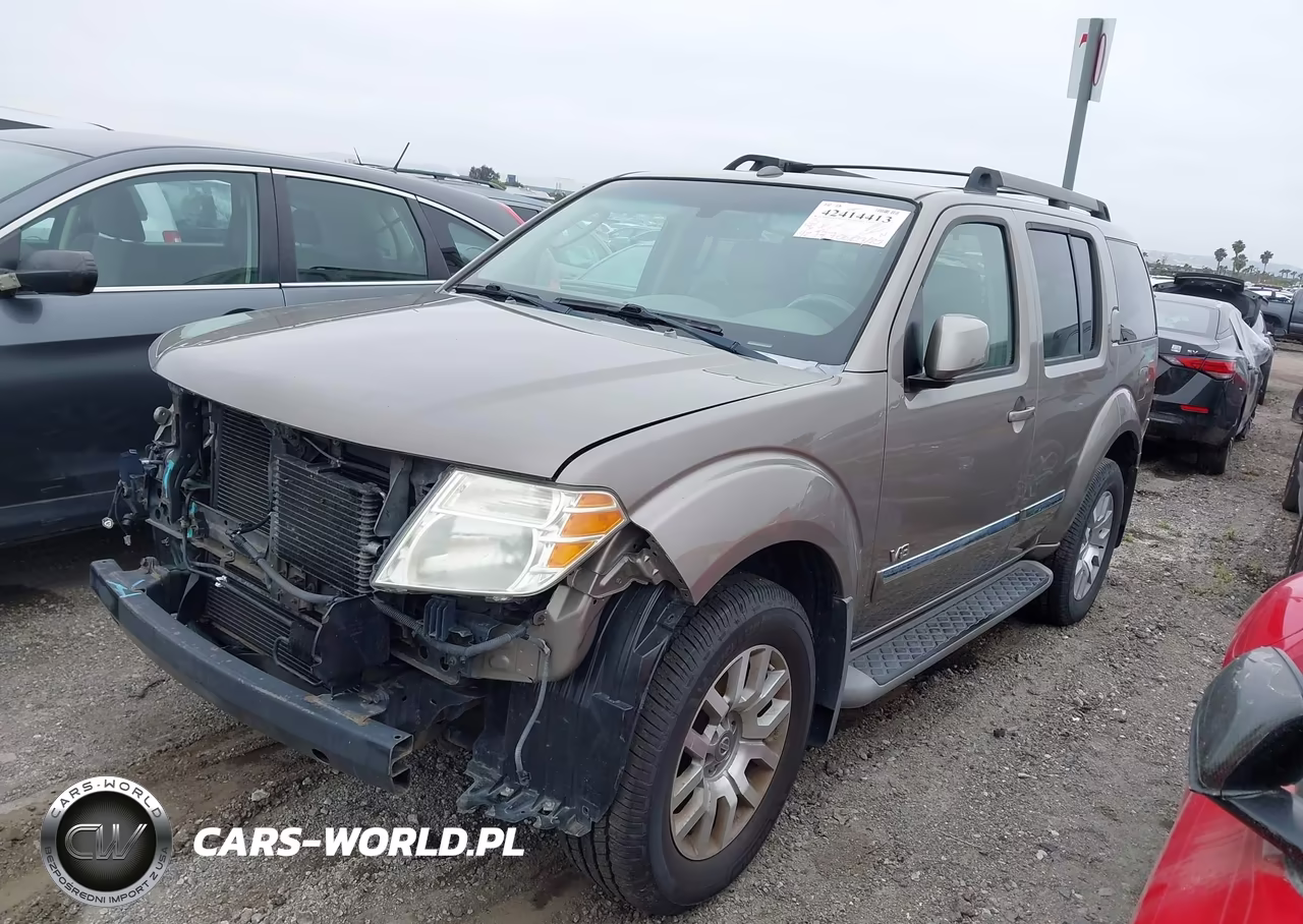 2008 Nissan Pathfinder Le V8 VIN:5N1BR18A78C631710 - 2