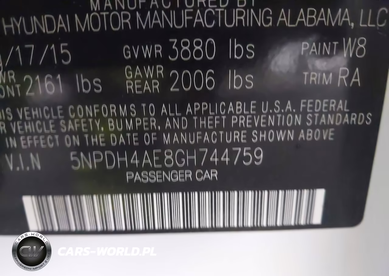 2016 Hyundai Elantra Se VIN:5NPDH4AE8GH744759 - 9