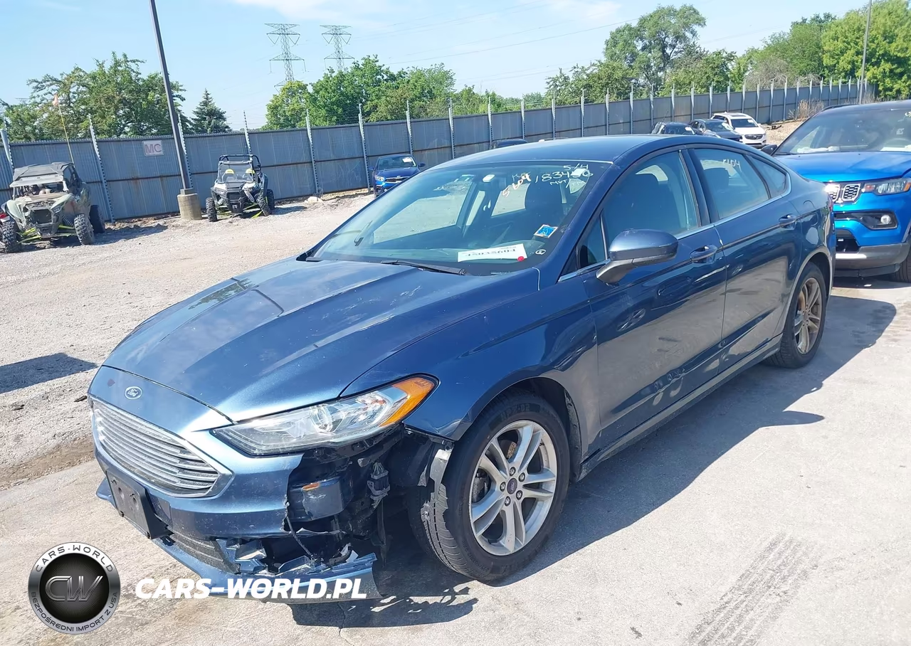 2018 Ford Fusion Se VIN:3FA6P0HD6JR183456 - 2