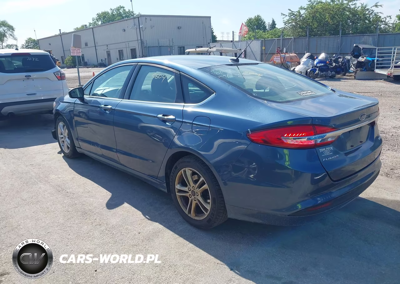 2018 Ford Fusion Se VIN:3FA6P0HD6JR183456 - 3