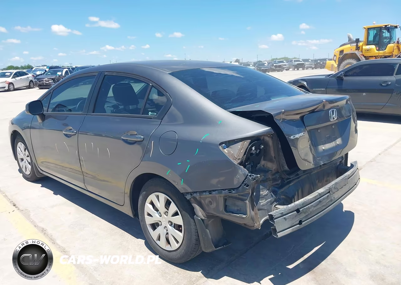 2012 Honda Civic Lx VIN:2HGFB2F51CH579195 - 3