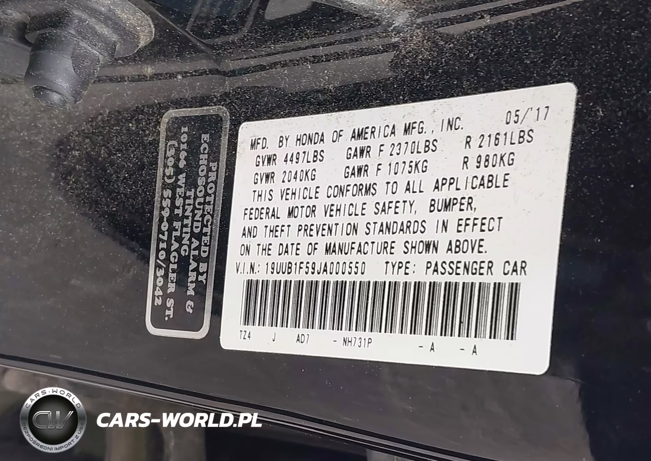2018 Acura Tlx Tech Pkg VIN:19UUB1F59JA000550 - 9