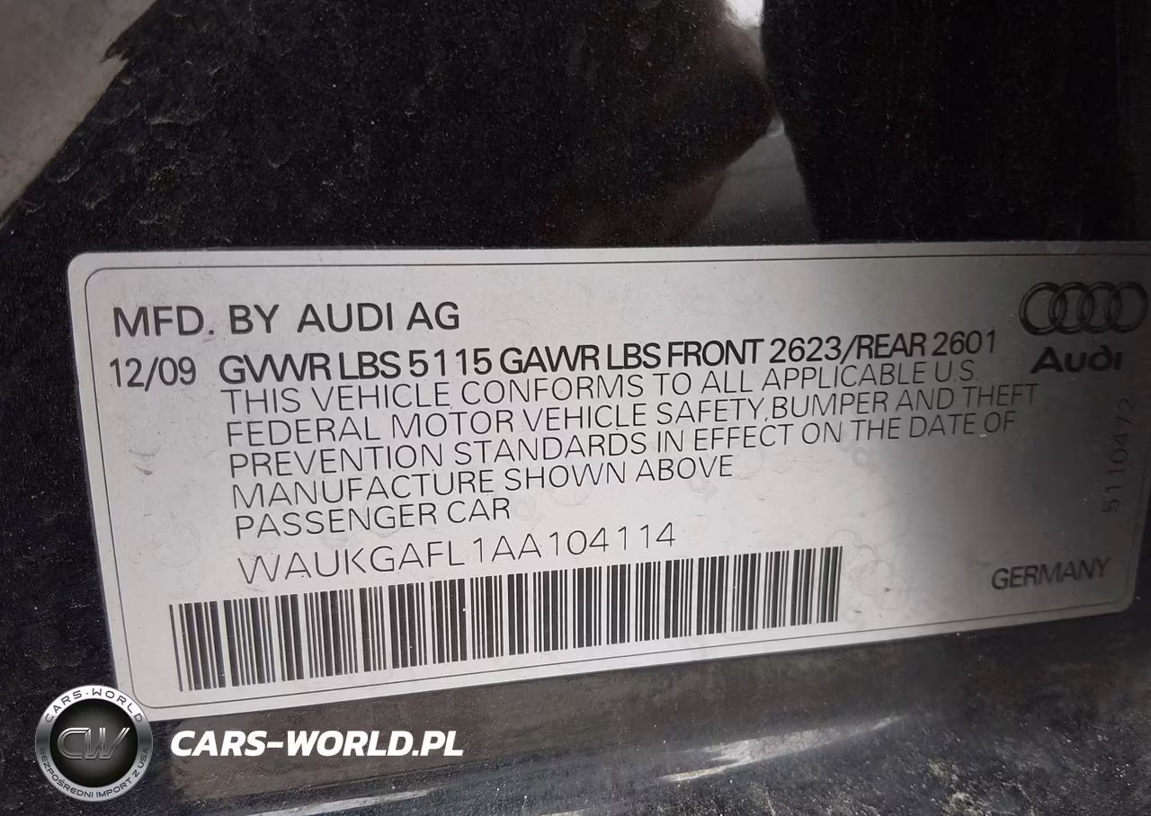 2010 Audi S4 3.0 Premium Plus VIN:WAUKGAFL1AA104114 - 9