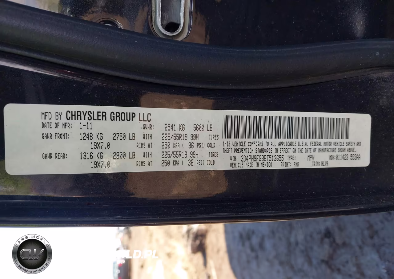 2011 Dodge Journey Lux VIN:3D4PH9FG3BT513655 - 9