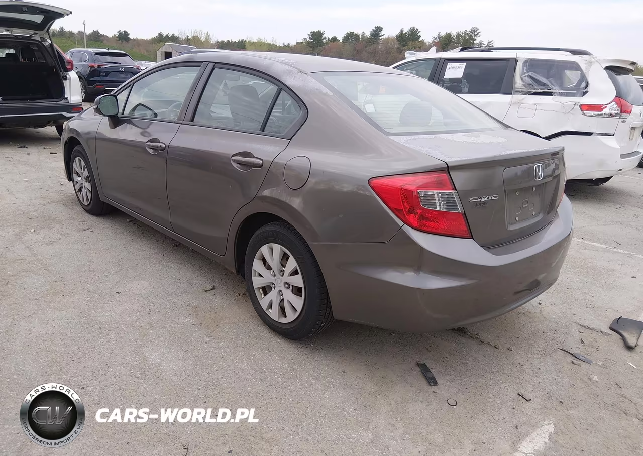 2012 Honda Civic Lx VIN:2HGFB2F57CH541695 - 3