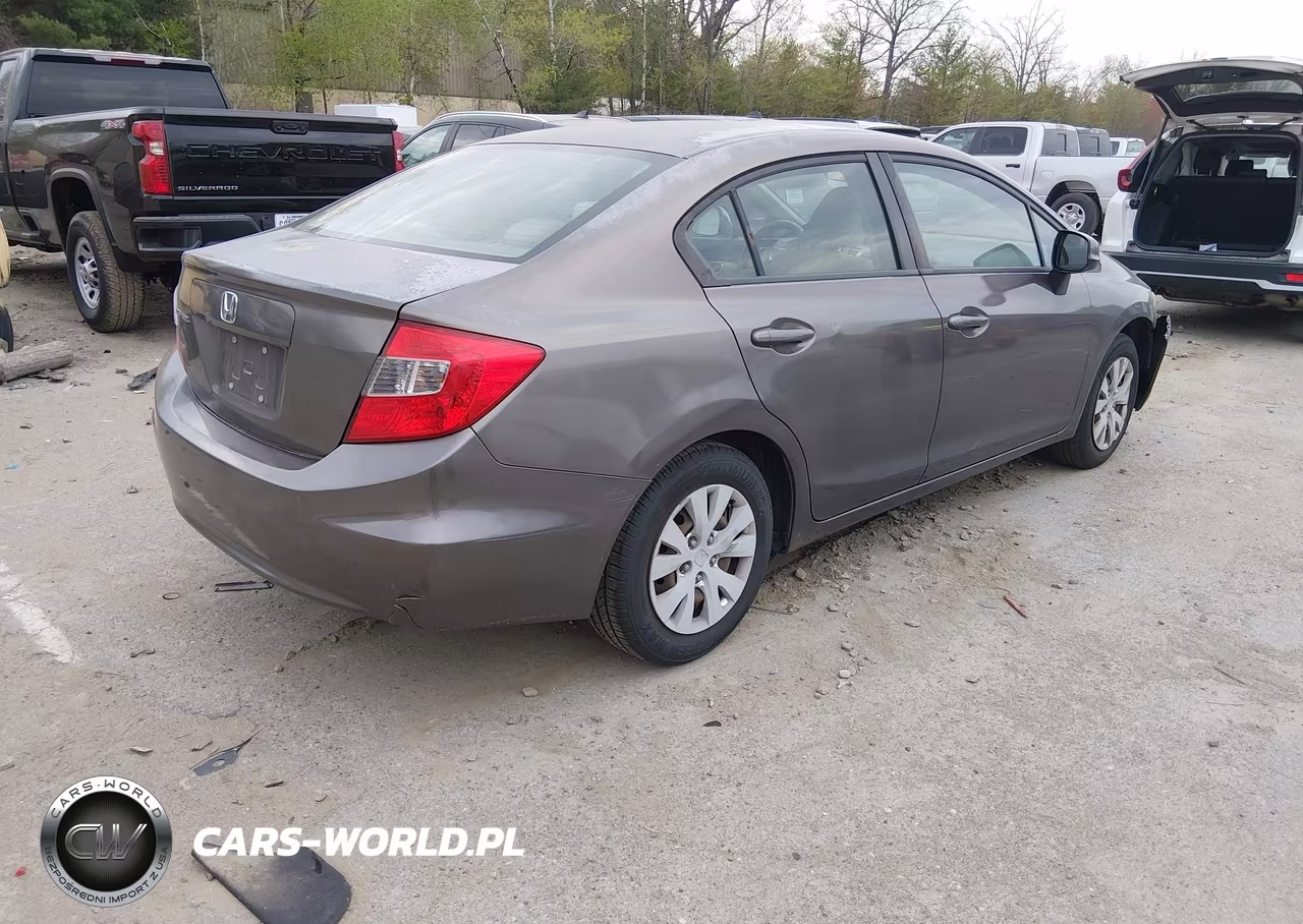 2012 Honda Civic Lx VIN:2HGFB2F57CH541695 - 4