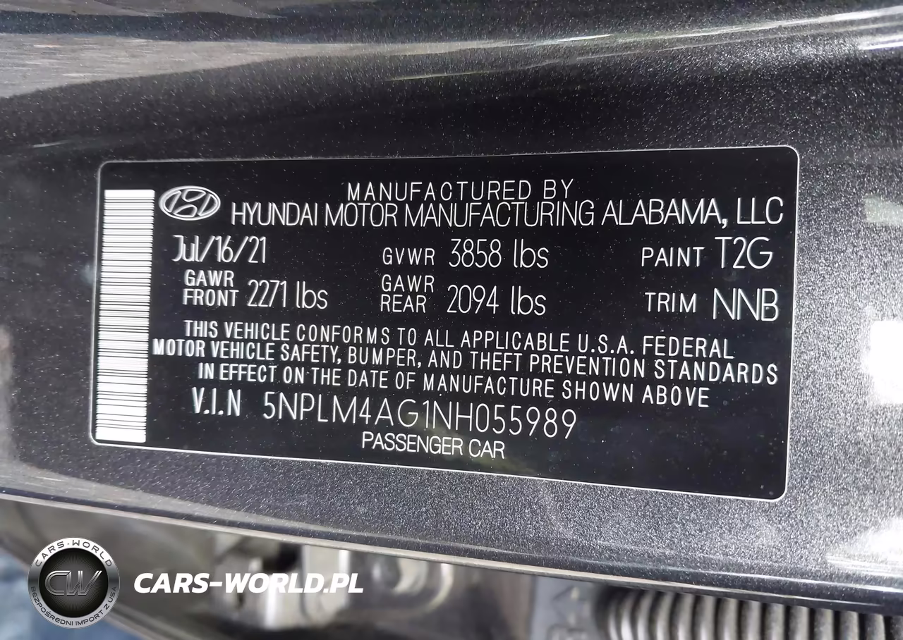 2022 Hyundai Elantra Sel VIN:5NPLM4AG1NH055989 - 9