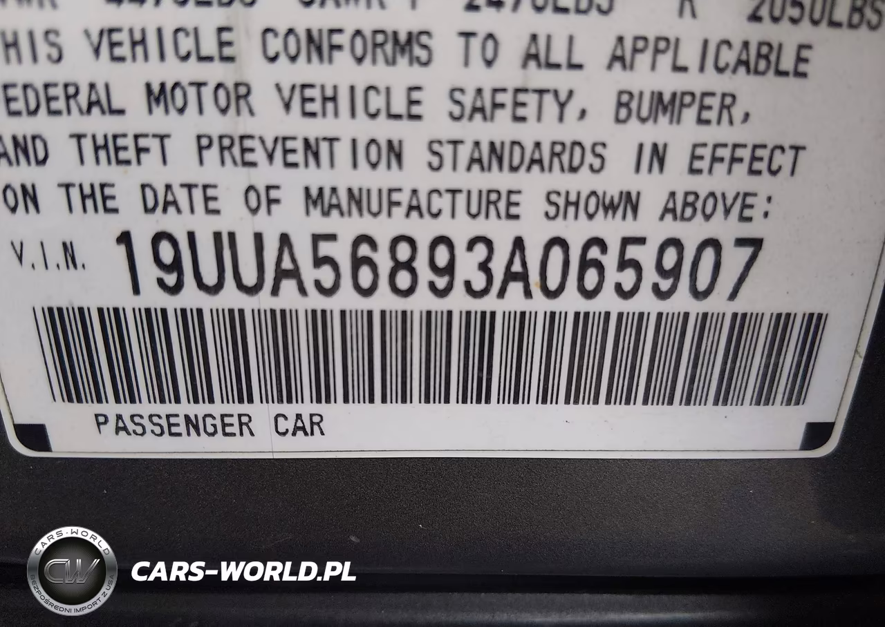 2003 Acura Tl 3.2 Type S VIN:19UUA56893A065907 - 9