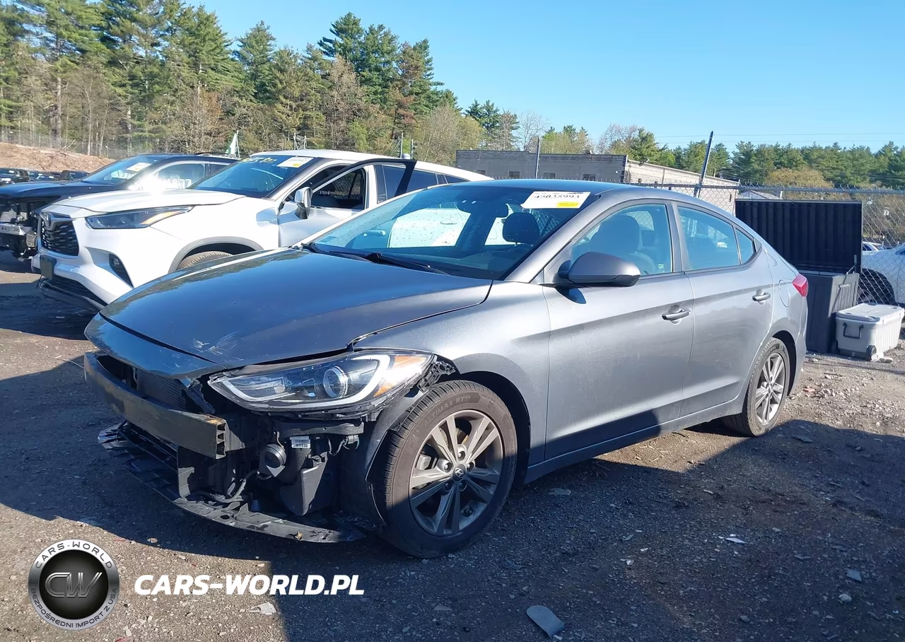 2018 Hyundai Elantra Sel VIN:5NPD84LF4JH285792 - 2
