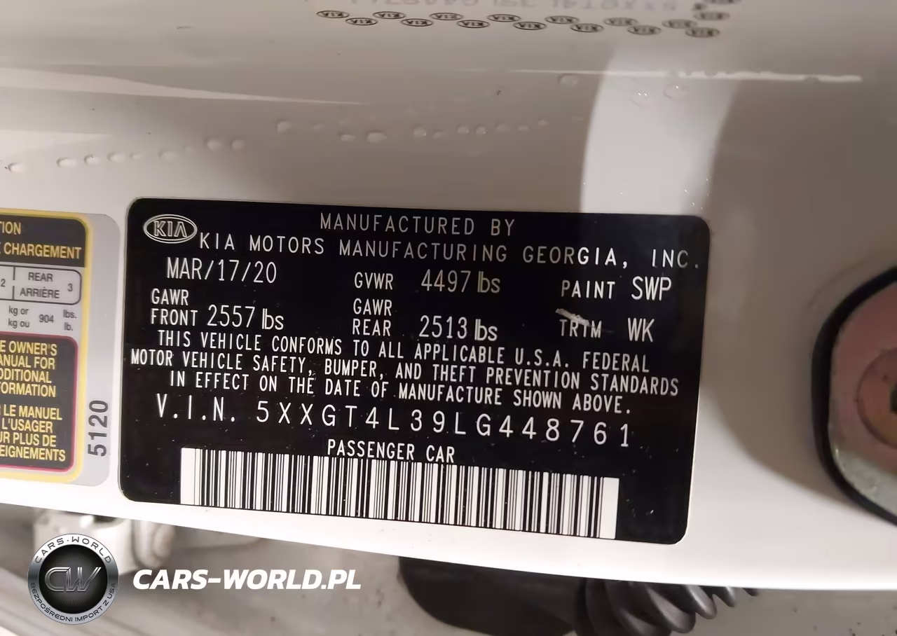 2020 Kia Optima Lx VIN:5XXGT4L39LG448761 - 9