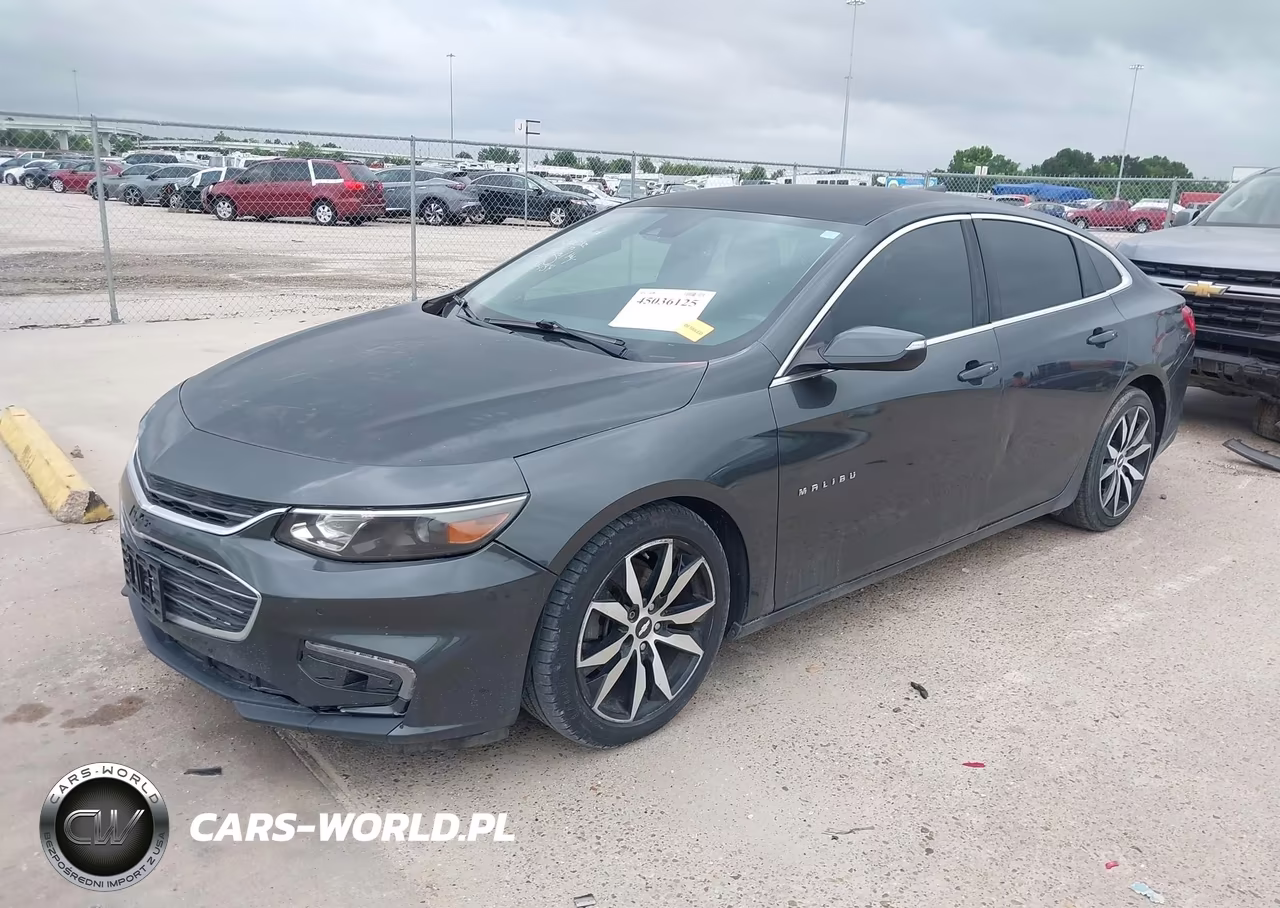 2016 Chevrolet Malibu 2Lt VIN:1G1ZF5SX7GF274454 - 2