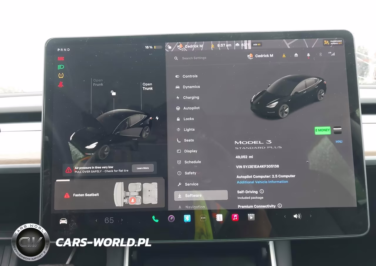 2019 Tesla Model 3 VIN:5YJ3E1EA4KF305138 - 7