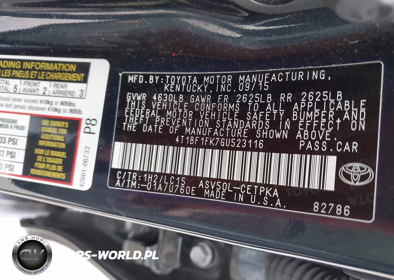 2016 Toyota Camry Xse VIN:4T1BF1FK7GU523116 - 9