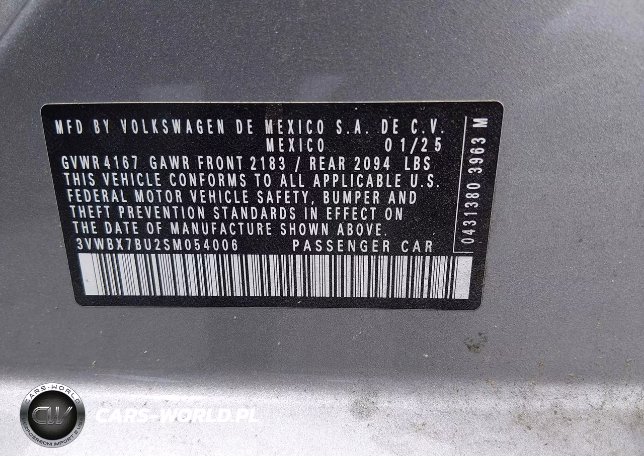 2025 Volkswagen Jetta 1.5T Sport VIN:3VWBX7BU2SM054006 - 9