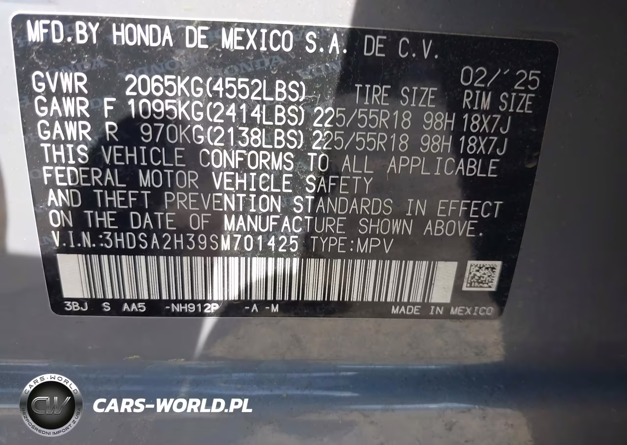 2025 Acura Adx VIN:3HDSA2H39SM701425 - 9