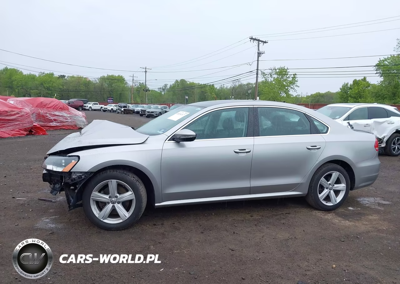 2012 Volkswagen Passat 2.5L Se VIN:1VWBP7A32CC044717 - 14
