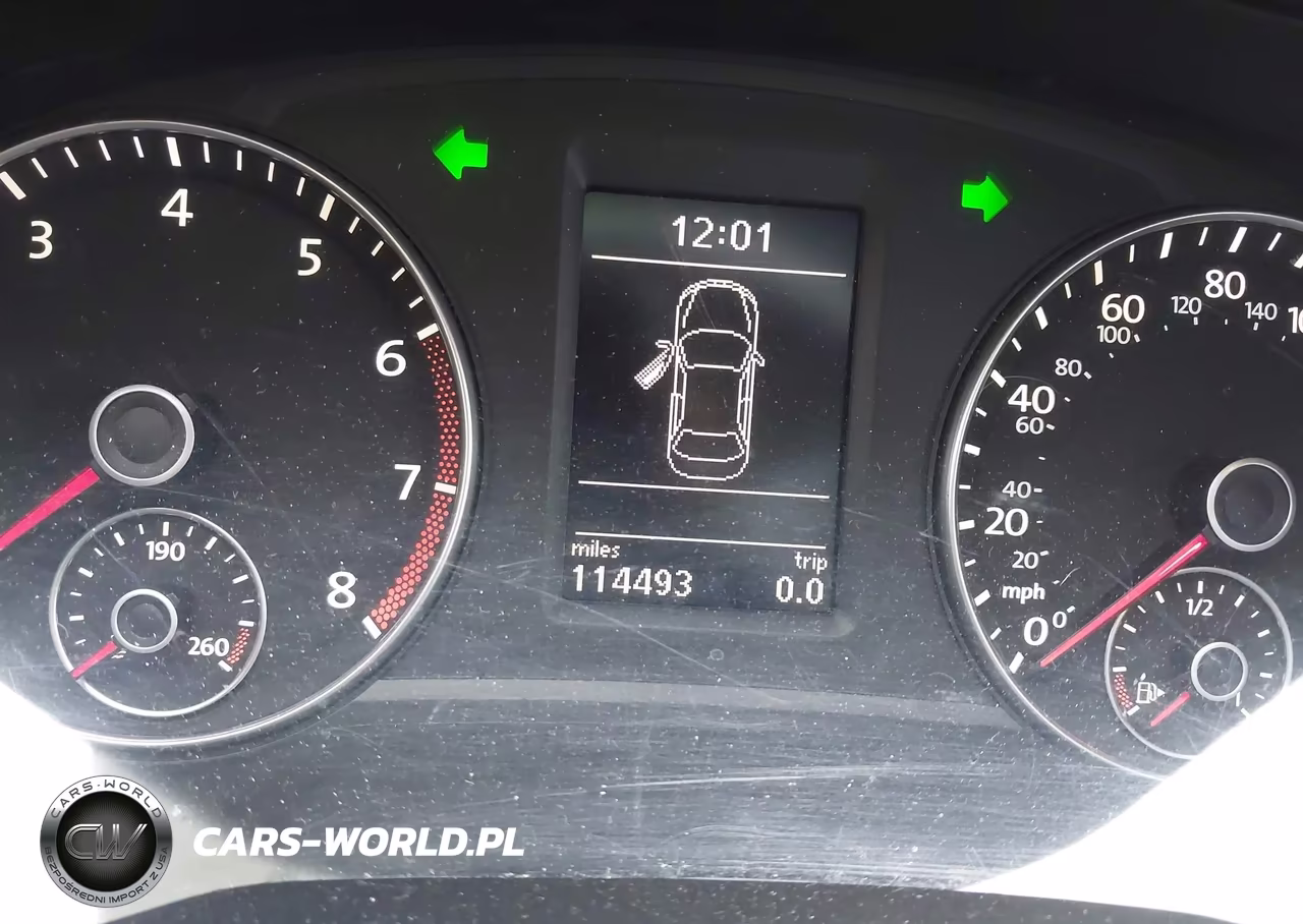 2012 Volkswagen Passat 2.5L Se VIN:1VWBP7A32CC044717 - 15