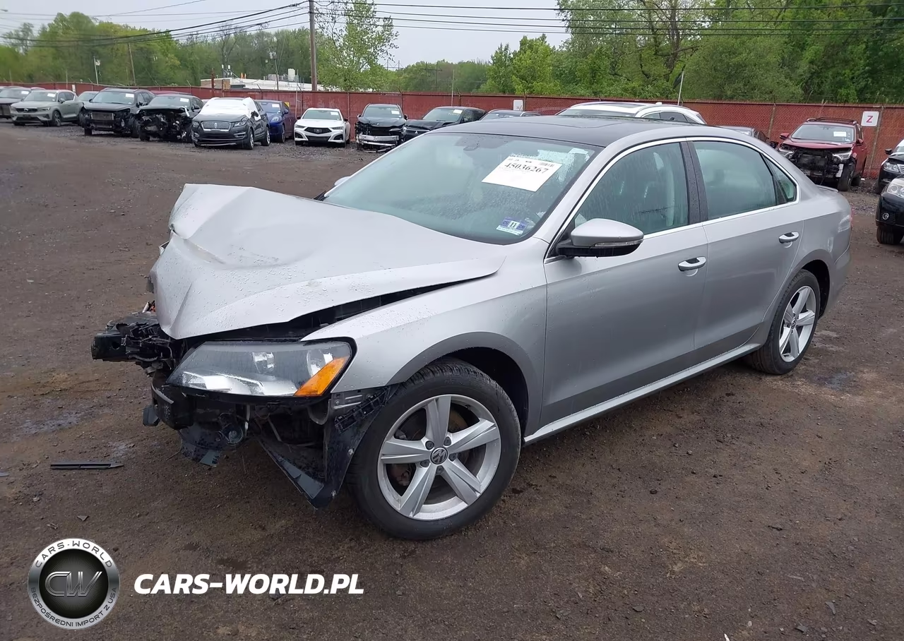 2012 Volkswagen Passat 2.5L Se VIN:1VWBP7A32CC044717 - 2