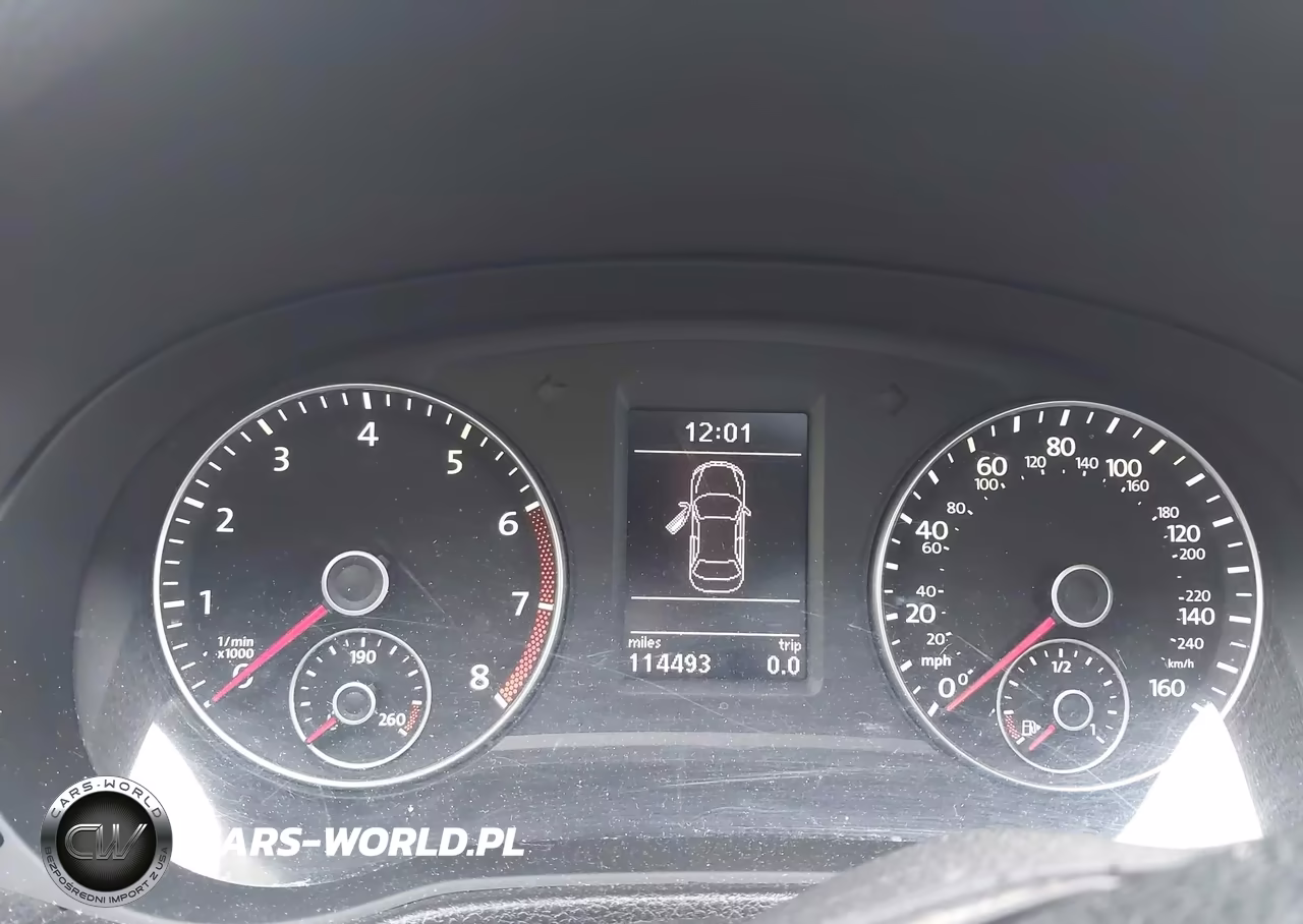 2012 Volkswagen Passat 2.5L Se VIN:1VWBP7A32CC044717 - 7