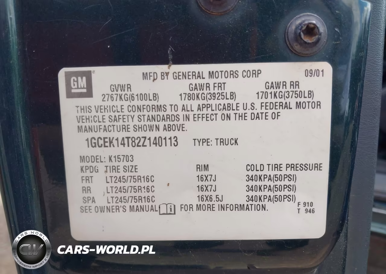 2002 Chevrolet Silverado 1500 Ls VIN:1GCEK14T82Z140113 - 9