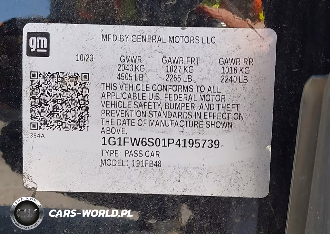 2023 Chevrolet Bolt Ev Fwd 1Lt VIN:1G1FW6S01P4195739 - 9
