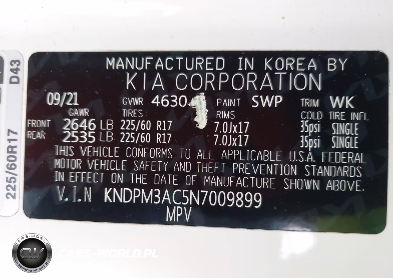 2022 Kia Sportage Lx VIN:KNDPM3AC5N7009899 - 9