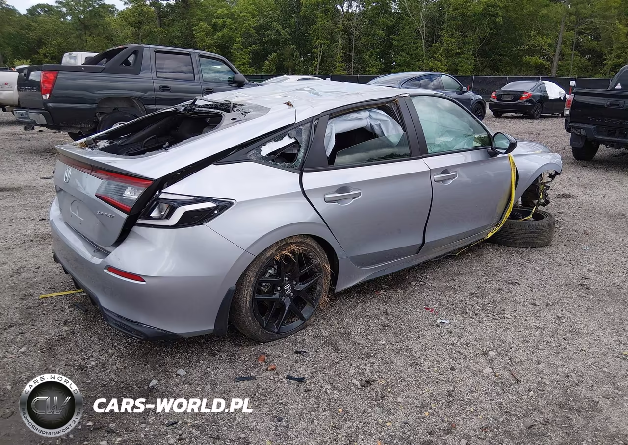 2025 Honda Civic Sedan Sport VIN:19XFL2H89SE021124 - 4