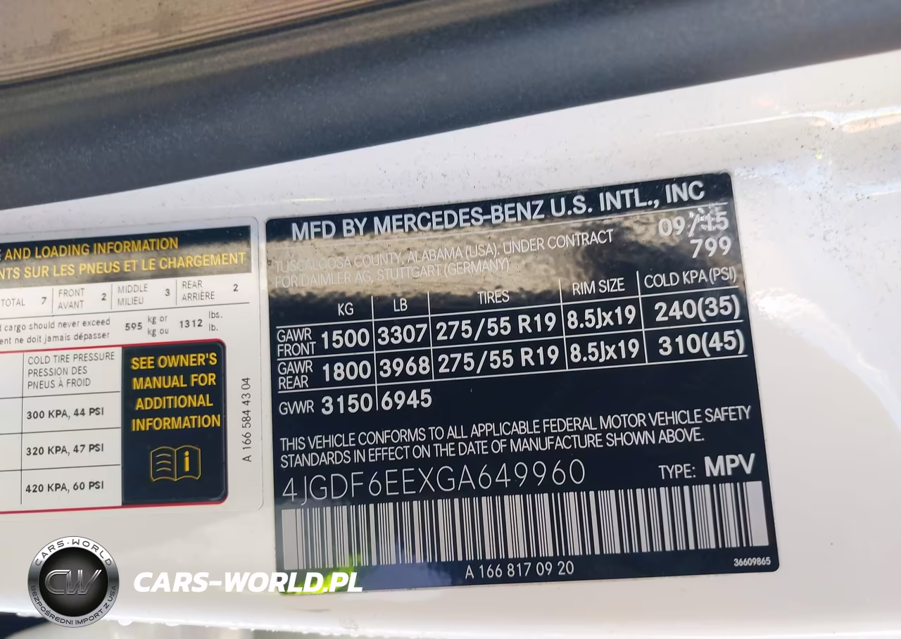 2016 Mercedes-Benz Gl 450 4Matic VIN:4JGDF6EEXGA649960 - 9