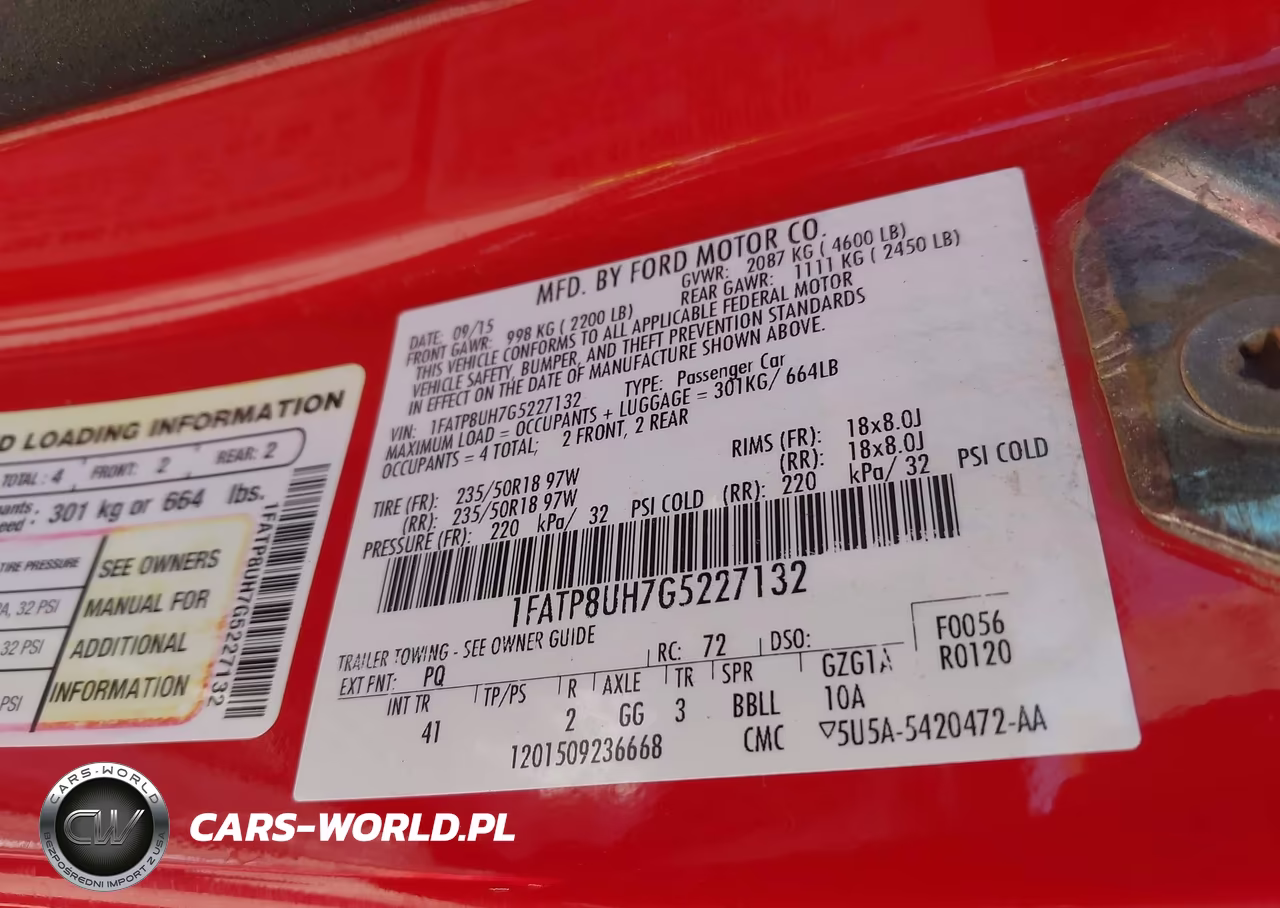 2016 Ford Mustang Ecoboost Premium VIN:1FATP8UH7G5227132 - 9